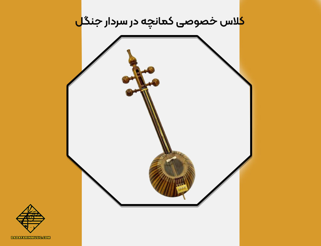 کلاس خصوصی کمانچه در سردار جنگل